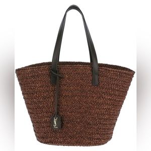Saint Laurent Raffia Tote